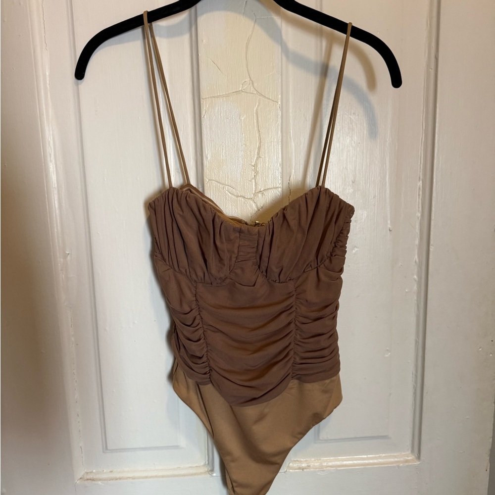 Brown Kids One Piece Swimsuit